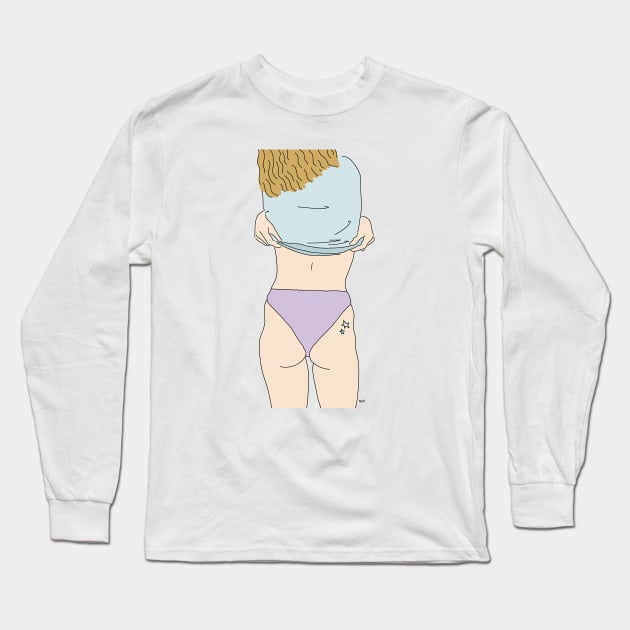 Weekend Long Sleeve T-Shirt by HandsomeGirlDesigns